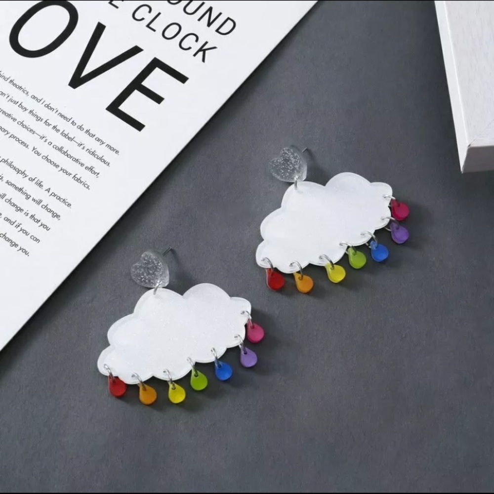 Cloud & Rainbow Earrings